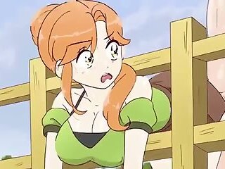 Alex got stuck in the fence on purpose and Steve fucked her! hentai (porn anime sex )4K 2026