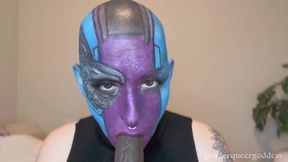 Nebula&#039;s Galactic Conquest: A Cosmic Blowjob