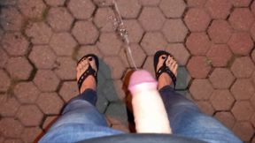 I cum in the street at the sight of my feet