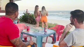 aylla gatinna foi a surpresa de dois casais ela meteu fundo nas loiras