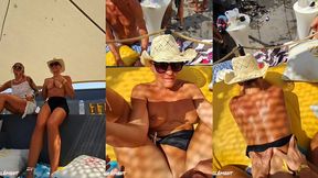 journee au cap d agde ! plage nue et je me fais baiser devant tout le monde dans une pool party