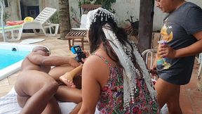 caiu na net !!! luana aguiar foi pega pelo corno e teve que dar ate o cuzinho pra se safar . el toro de oro - alex lima - paty bumbum