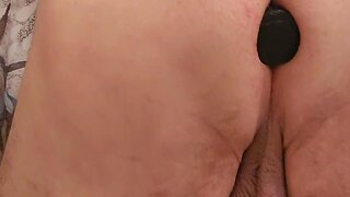 Humiliated thick pig used as an ashtray