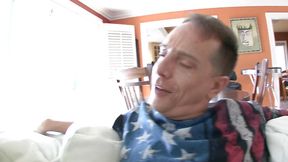Alison Rey swallows big cum while riding a huge tool