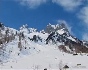 On a Snowy Mountain Giving a Blowjob...