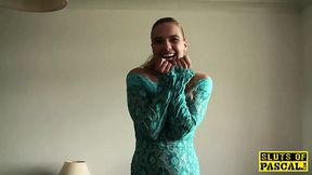 Obedient uk sub is finally allowed to pee