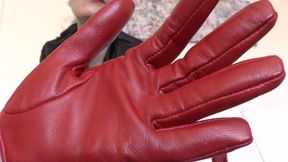 Red Leather Gloves-the Scent of Leather Makes You Weak, Lady Victoria Valente
