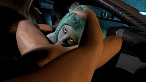 rebecca sucking dick in the car - cyberpunk edgerunners