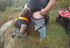 Muddy Outdoor Blowjob 2