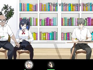 Cute lady giving blow job to a stud in Ntr.lesson porn ryona manga game episode