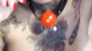 Big Titted pregnant african cunt with mouth
