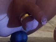 urinated due to a dildo in the anus