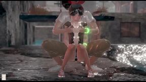 Hentai anime game having fun playing my little StepSister