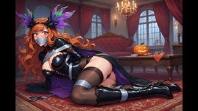 Bondage Confessions #187B: Halloween Tape Trap (Animated)