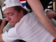 Baseball Twink Jack Valor gets Double Penetrated RAW by his Teammates Masyn Thorne & Colby Chambers