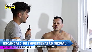 O JOGADOR BATEU UM BOL&Atilde_O NO MEU RABO