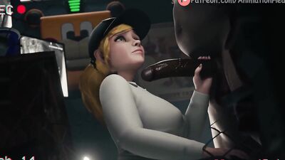 Get ready for a wild ride as this exclusive cartoon security officer gets down and dirty in 4K!