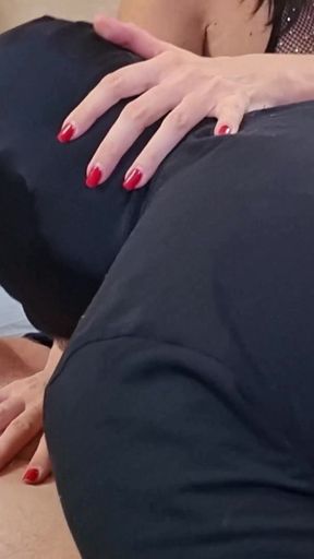 New Bisexual threesome. MMF. Wife Invites Bisexual Slave For Her Husband. Part 1. Ep 25202   Clip 1