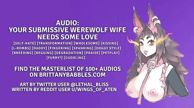 Your moaning furry wife begs to choke and fuck