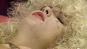 Blonde bimbos in black lingerie, fishnet stocking threesomes and raunchy lesbian action'