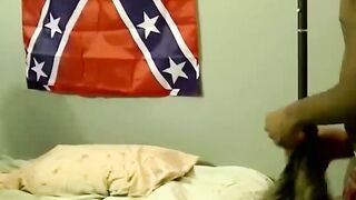 Big black cock dude fucking a white dude in the ass