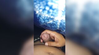Yummy internal cumshot under the sheets while my step nephew rest