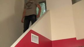 Horny teen don't mind but to ride a big cock