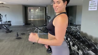 JOI in Spanish- quickie in the gym with an evil girl who sucks your milk anywhere-hairylonely