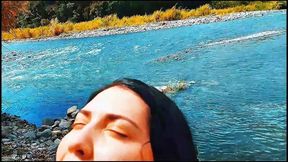 Moroccan Girl Sucks Her Lover's Cock in the Open Air Forest and He Ejaculates Inside Her Mouth