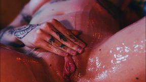Cinematic 6K Masturbation, ASMR Orgasm, Plugged &amp; Dripping Wet