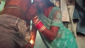 Desi Bhabhi Giving Blowjob After Come Back Party