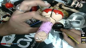 It'_s time to finish painting the queen Mia Khalifa penis - Dildo art business