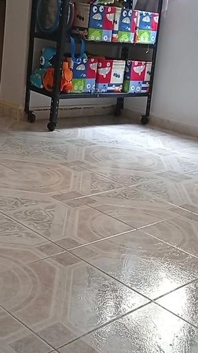 Must-share moment from &quot;Chubby mom records herself and sends me a video doing cleaning in a thong 2&quot;