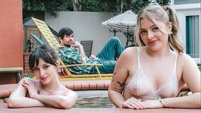 2 Teenage Girls Lose Virginity To Step uncle - Lana Smalls, Jill Taylor, Lucky Fate