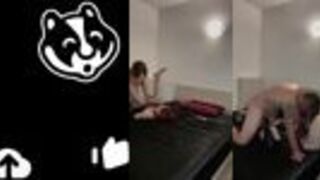 Redhead beauty in chastity trains her sissy to use her mouth and ass