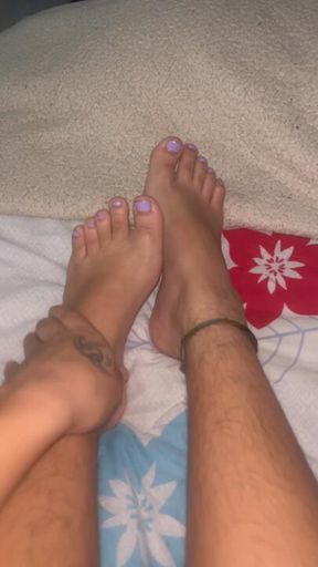 Cute Purple Toes 💜