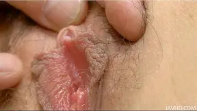 Rika Ohara's Wet Asian Pussy Savored by Skillful Oral Pleasure