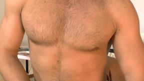 Ripped teacher stretched his students hole