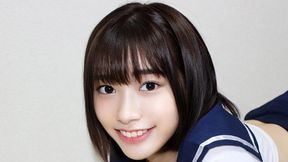 Japanese cutie Hana Kotone in a micro bikini and white socks