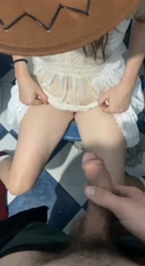 He urinated on his girlfriend and she drank her master's urine.