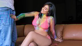 Big Tits Latina Deep Throats Big Cock
