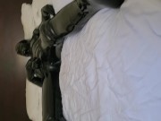 Latex cock twitch before going to Dore Alley 2019 (Folsom)