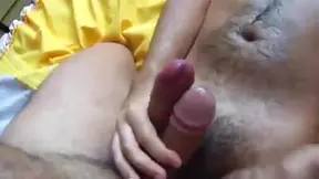 Two buddies frotting and making a big cum mesh