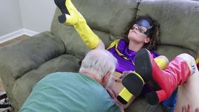 Batgirl and Supergirl go wild with old villain