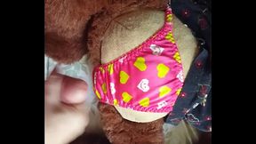 cum on satin panties