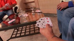 Three men? Yes please, says horny blonde!