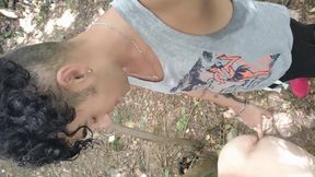 Stretching Friends Asshole Till He Takes 4 Fingers in His Gaping Hole Outdoor