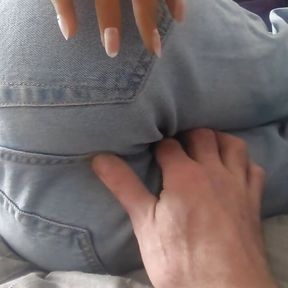 She Pull Down Her Jeans and Let Me Fuck Her Tight Ass