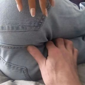 She Pull Down Her Jeans and Let Me Fuck Her Tight Ass