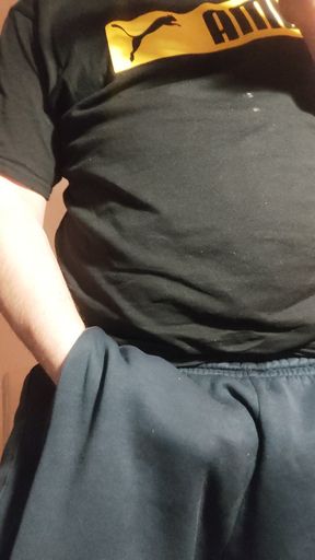 Turning on, sock play, and cumming